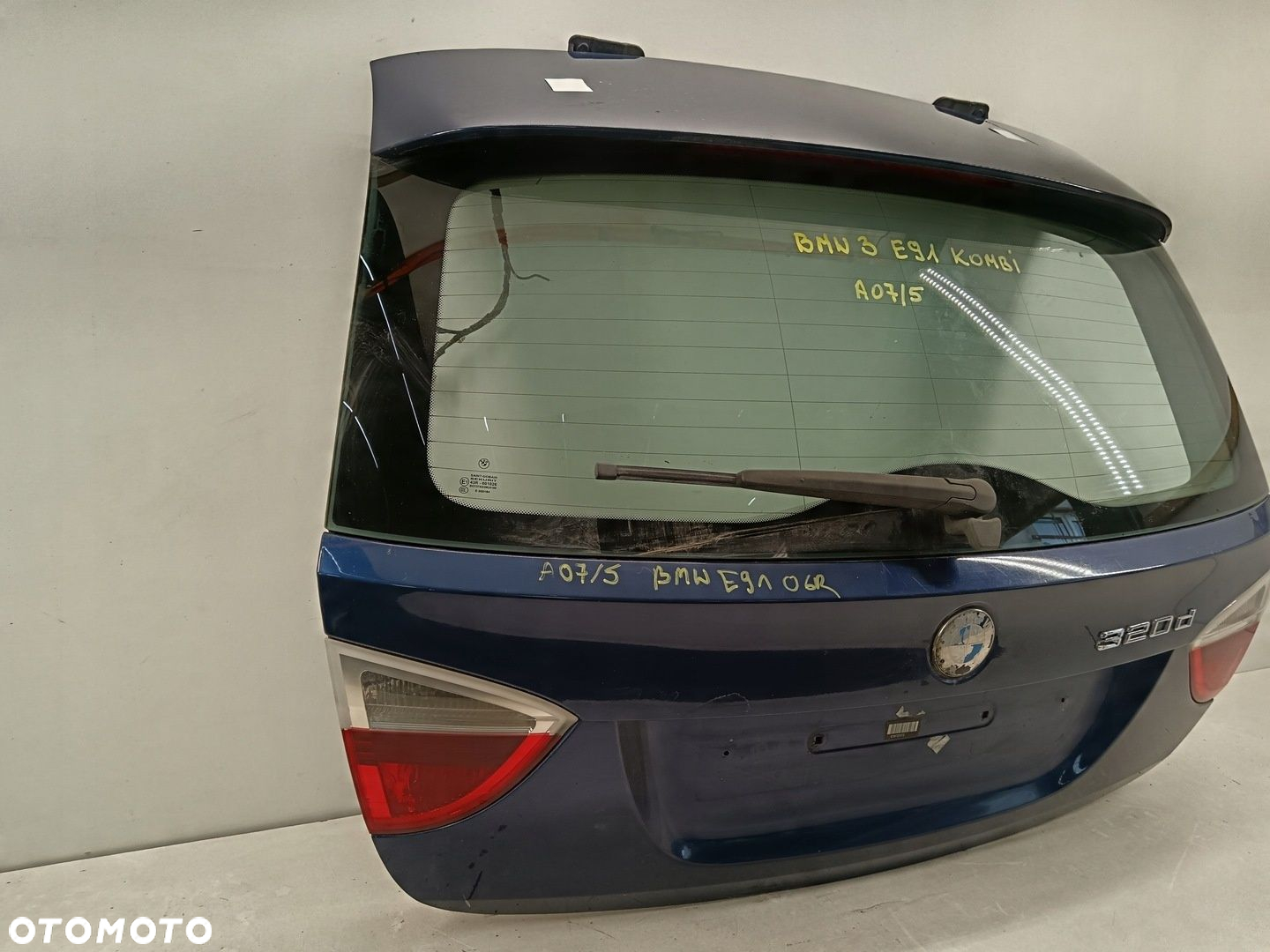 KLAPA BAGAŻNIKA TYLNA BMW 3 E91 KOMBI A07/5 KOMBI - 4