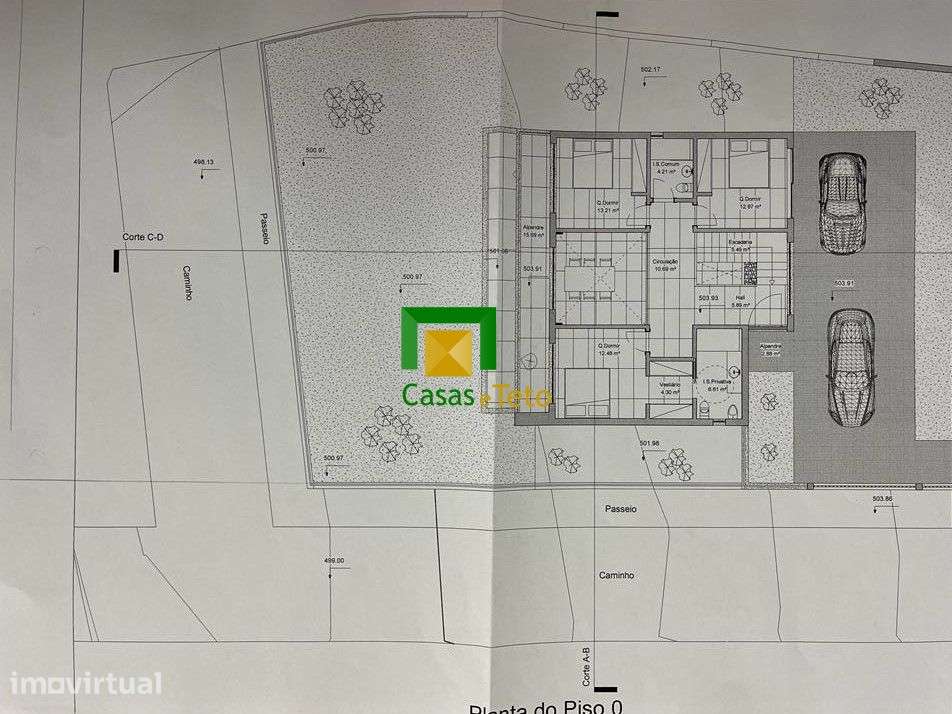 Moradia T3 em construção - Prazeres - Grande imagem: 3/7