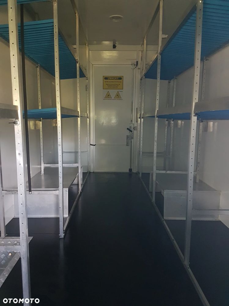 Iveco DAILY KONTENER NISKOPODŁOGOWY 4,44x2,23x2,42 SKLEP BAR FOODTRUCK KAMPER KLIMA KONIOWÓZ 35S14 - 37