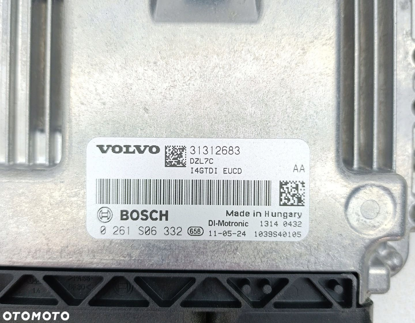 KOMPUTER SILNIKA STEROWNIK VOLVO S60 II 2.0 T5 31312683 0261S06332 - 2