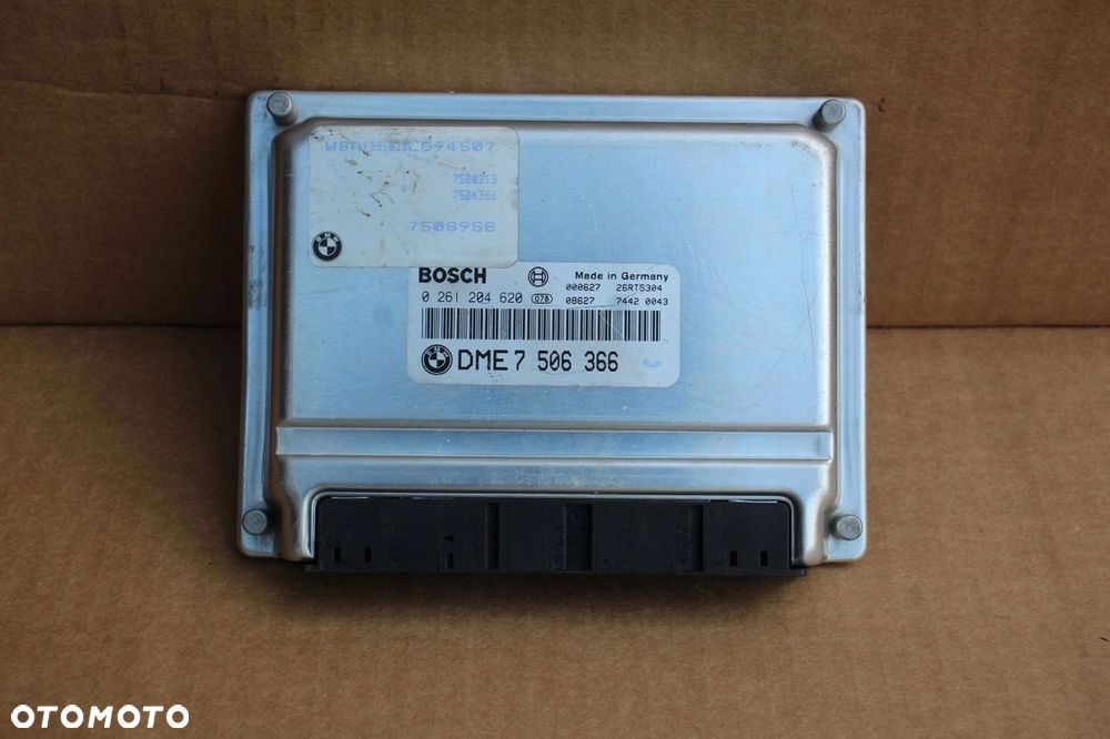Komputer silnika BMW m62b44tu m62 4.4 0261204620 7506366 x5 e53 e39 e38 - 1