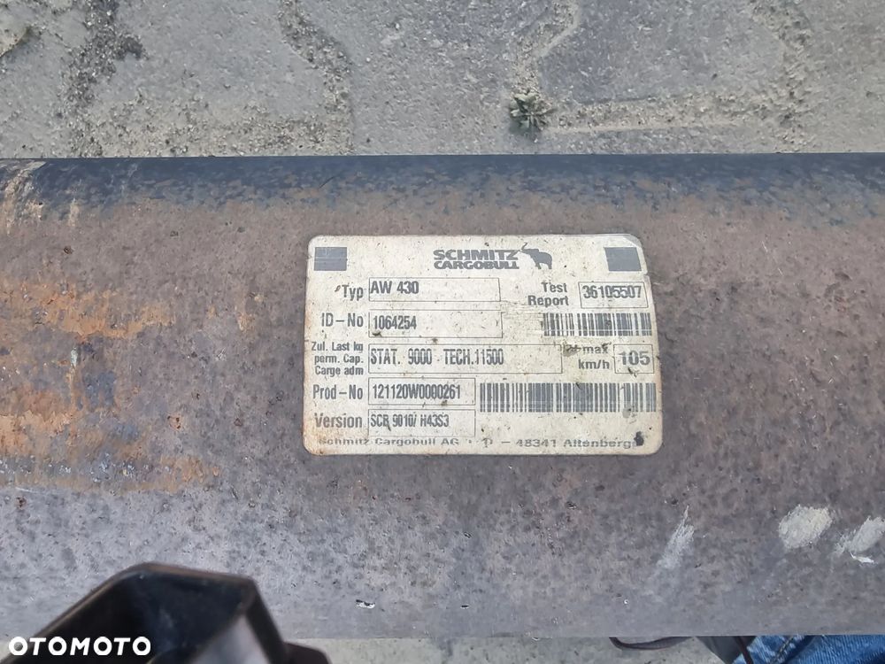 Oś Naczepy Schmitz Cargobull AW430 - 2