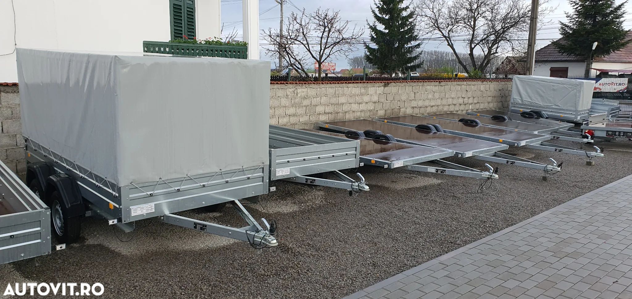 Trailer Europe ALFA -1,2 AXE ,Arc de foi,Al,750-3500kg - 1