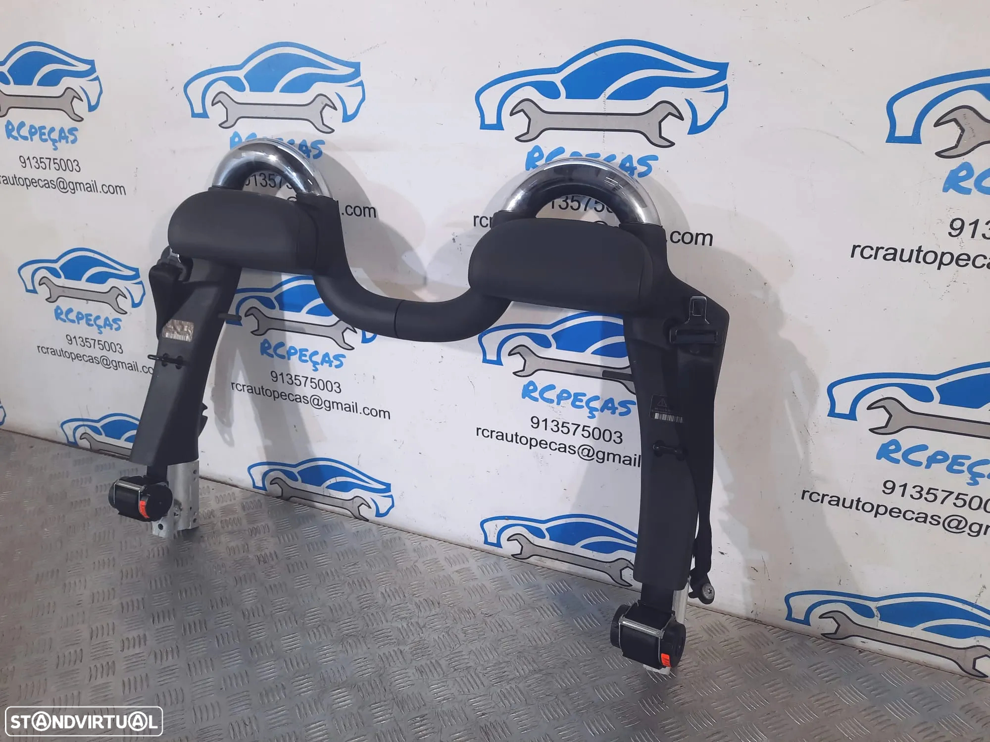 BARRAS ANTICAPOTAMENTO PROTEÇÃO MINI COOPER S R52 CABRIO 54607117905 7117905 ROLL BAR ROLLOVER DEFLETOR VENTO ANTI-CAPOTAMENTO - 3