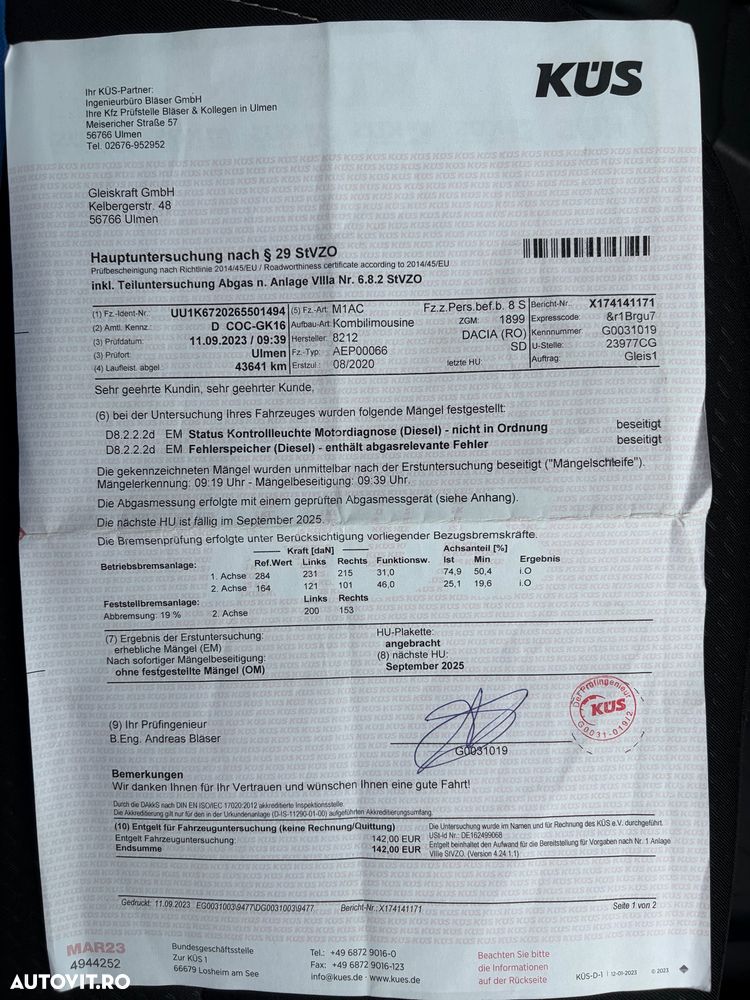 Dacia Dokker Blue dCi 95 Comfort - 23