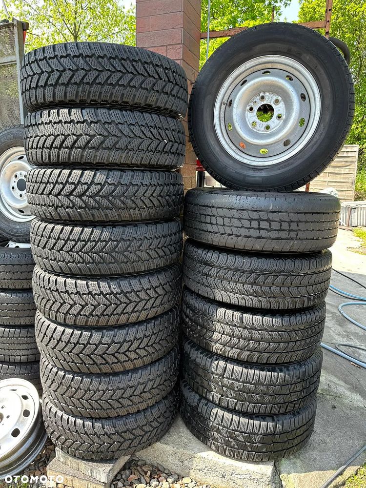 215/65/16C Vivaro Trafic Talento Koła Zimowe Felgi Transporter Iveco Sprinter - 4