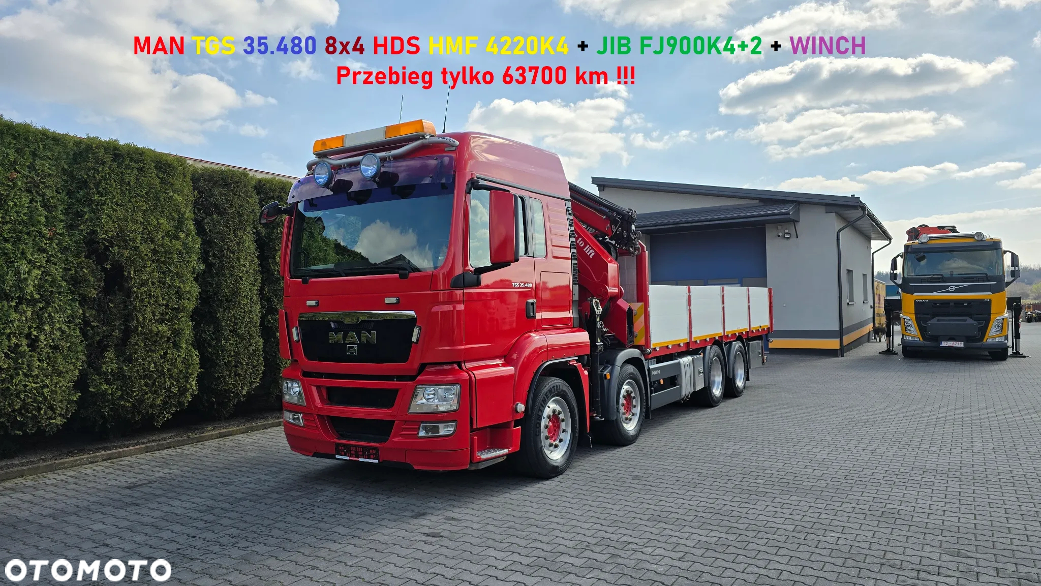 MAN TGS 35.480 8x4 HMF 4220K4+JIBK4+2 + WINCH - 2