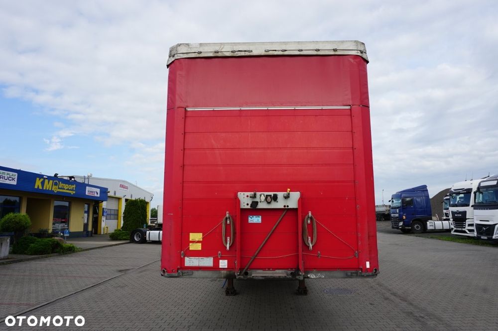Schmitz Cargobull FIRANA OŚ PODNOSZONA ROZSUWANE SŁUPKI BDE * 2012 * - 2
