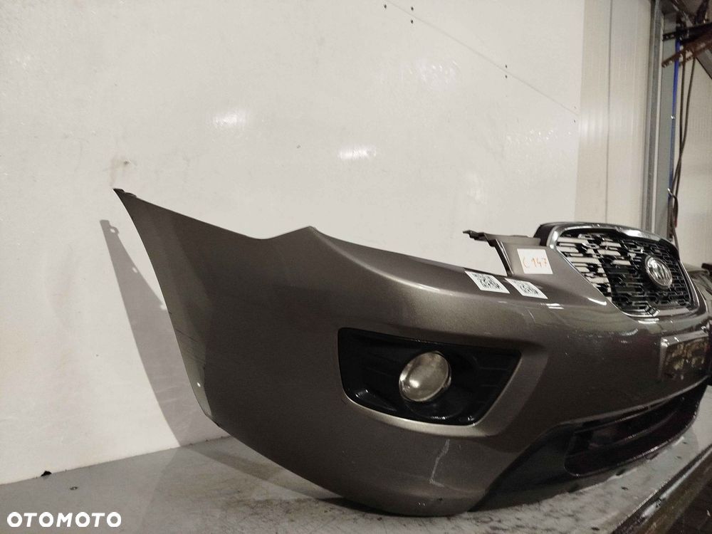 ^ ZDERZAK PRZÓD PRZEDNI DO KIA CARENS III 3 ZŁOTY PIASKOWY HALOGENY - 3