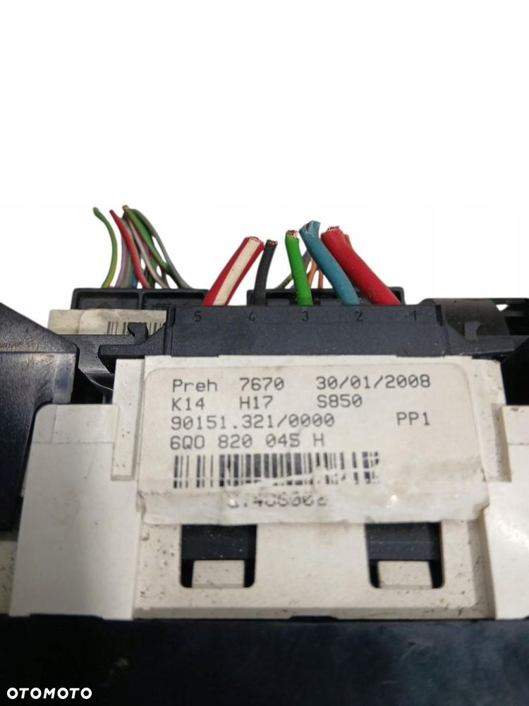 panel sterowania klimatyzacją vw polo iv 9n lift 6q0820045h - 4