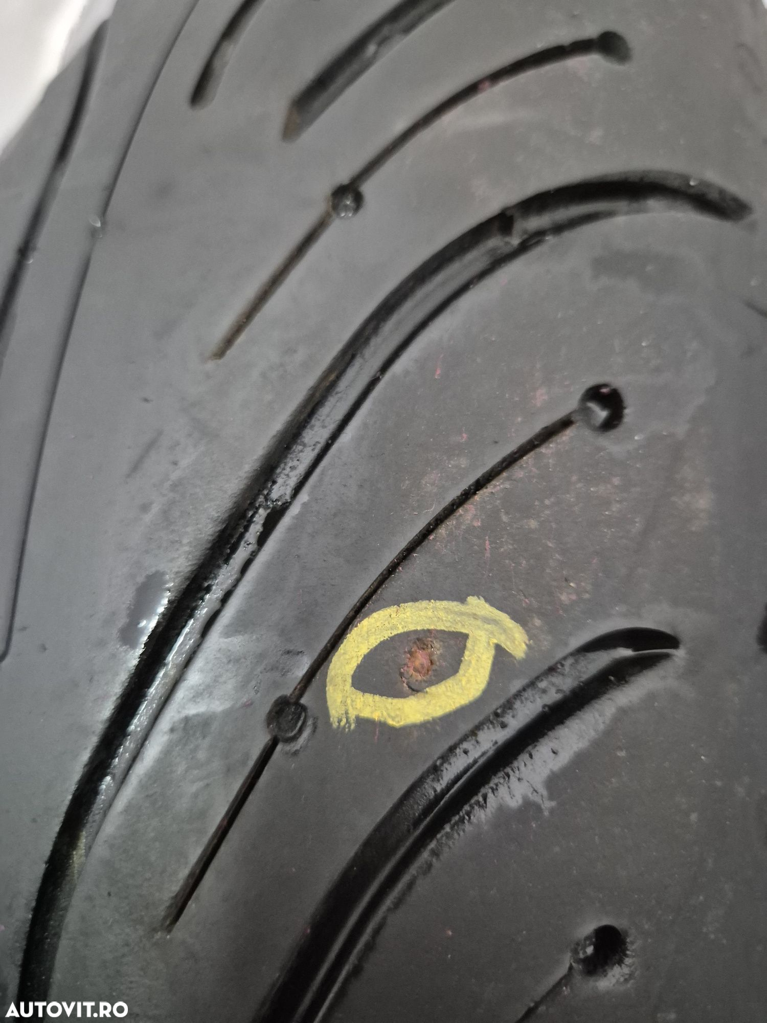 Set anvelope moto 120 70 17 cu 180 55 17 Michelin road 4 - 4
