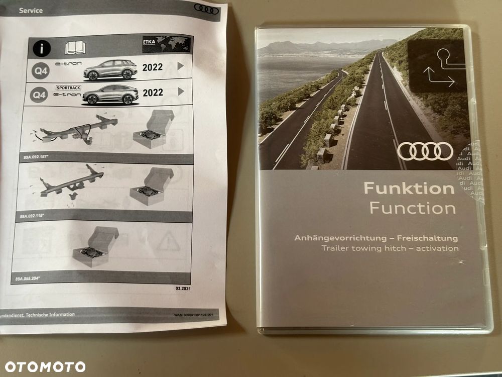 Moduł haka kable Sterownik hak Audi Q4 Sportback e-tron 89A055202 - 9