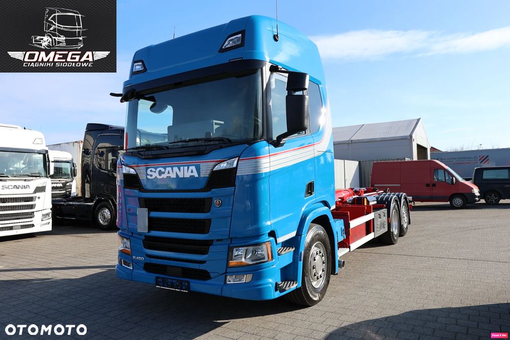 Scania R 450 Hakowiec // Oś skrętna // MEILLER // Klima postojowa / - 1