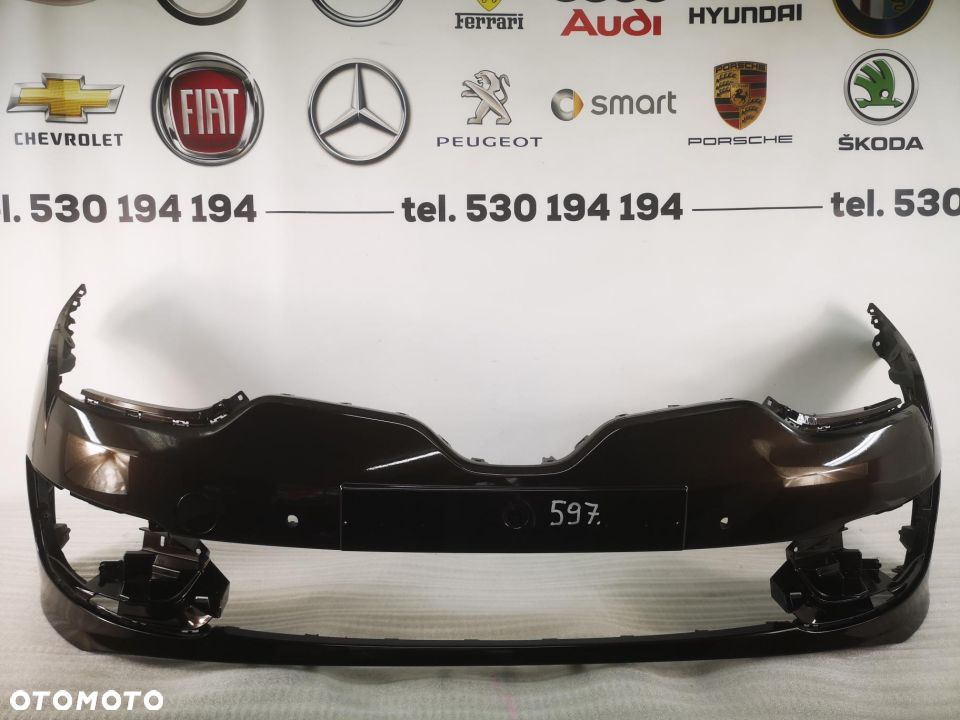 RENAULT MEGANE III 3 LIFT 13- NA 4 X PDC ZDERZAK PRZEDNI PRZÓD NR AUKCJI NZ597 - 1