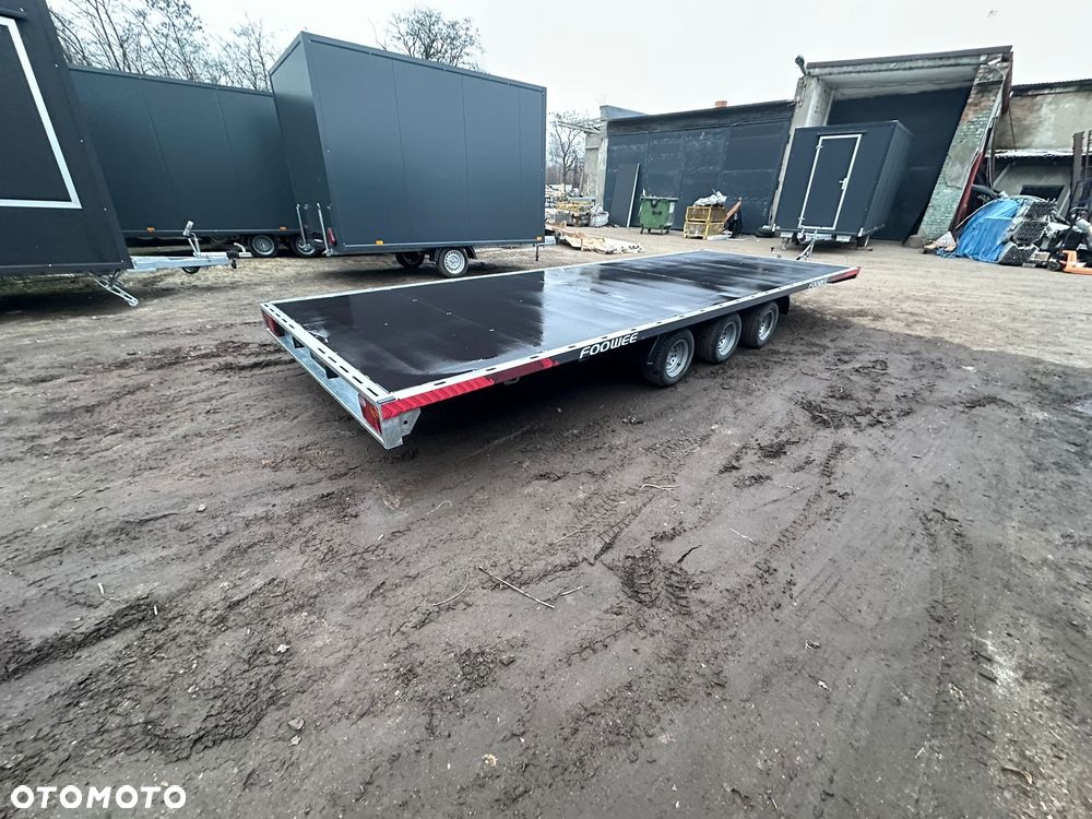 Inny Przyczepa Foowee laweta platorma 6x2 3 osie koła r10c 3.5T MOTOMUS dostawa