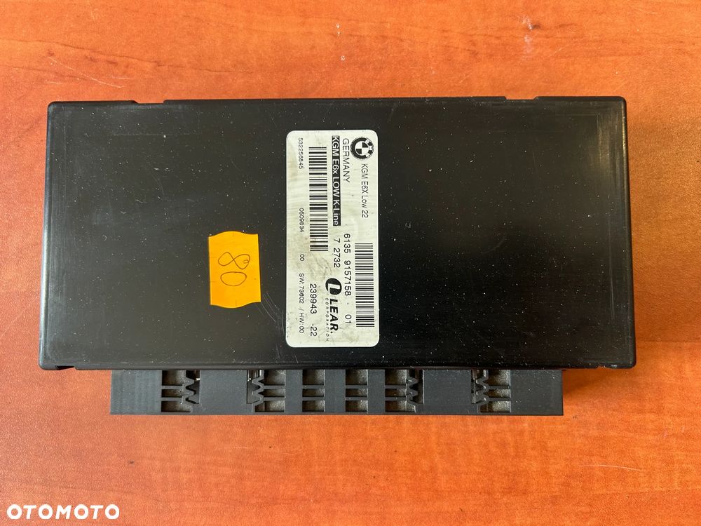 MODUŁ STEROWNIK NADWOZIA KOMFORTU KGM LOW GATEWAY BMW SERIA 5 E60 E61 E63 E64 - 1