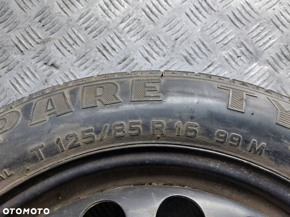 WKŁAD BAGAŻNIKA LEWAREK + DOJAZDÓWKA 5x112 4Jx16 125/85R16 VW AUDI - 9