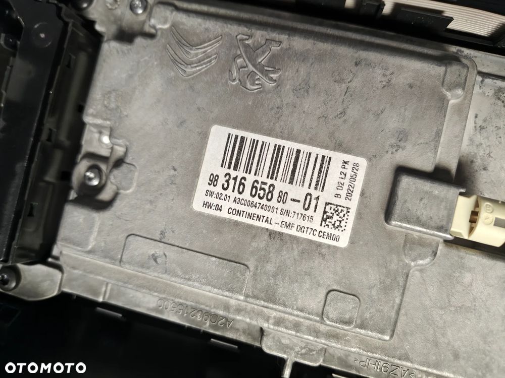 EKRAN wyświetlacz radio peugeot expert III vivaro C jumpy proace  II - 3