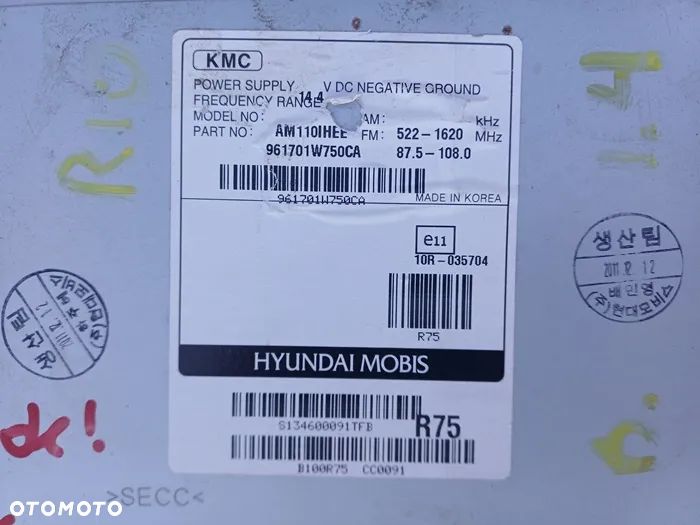 Radio Fabryczne Kia Rio 2011-2017 - 2