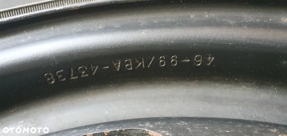 Felga stalowa zapas VW 5x112 205/55 R16 ET40 6J VW Passat B7 - 9