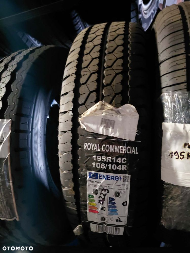 Nowa Opona 14C ROYAL BLACK 195/80R14C ROYAL COMMERCIAL 106/104R 195R14C 195/80 R14C letnia do przyczep