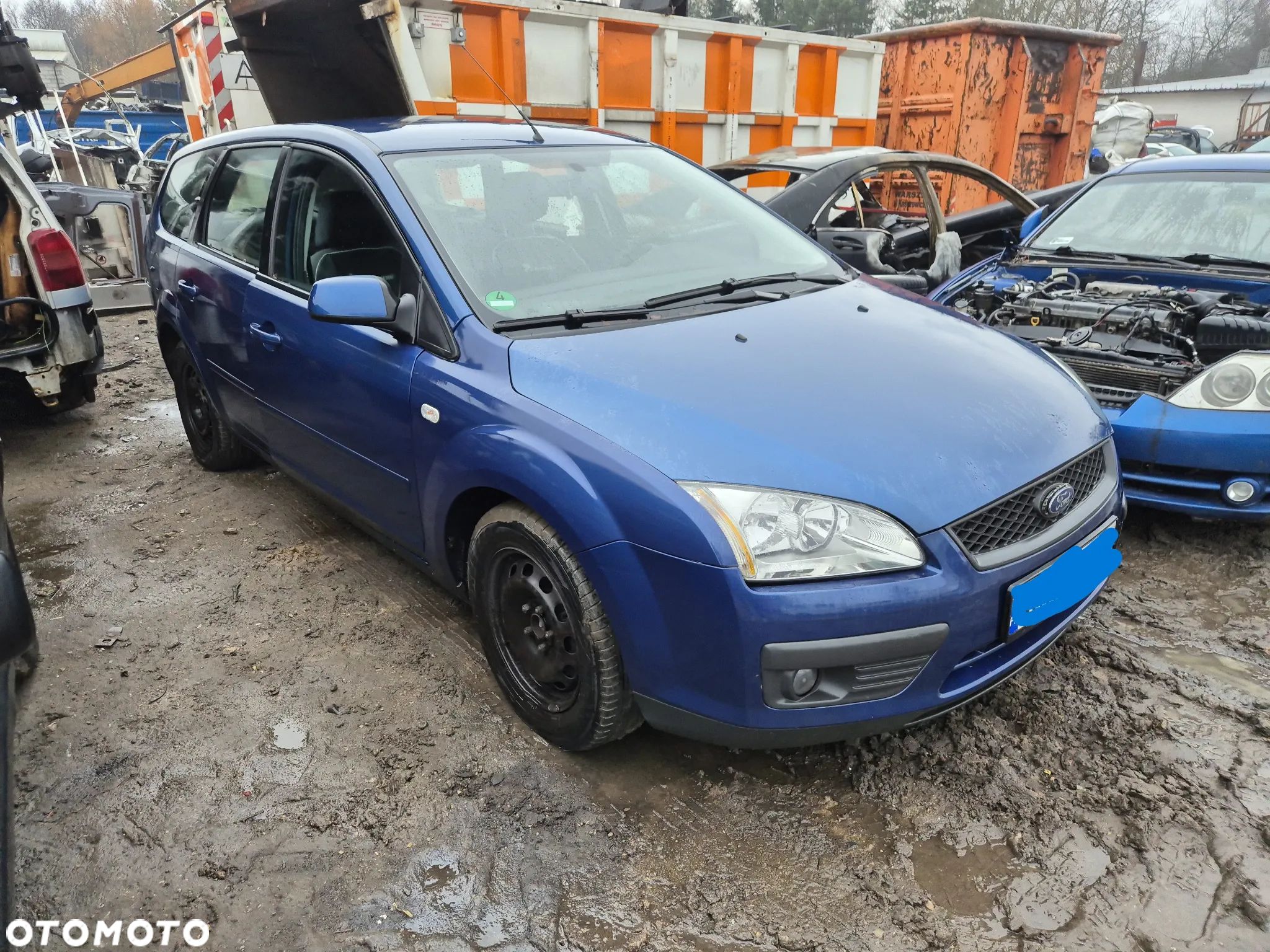FORD FOCUS MK2 KOMBI 36 maska pokrywa silnika klapa bagażnika zderzak lampa reflektor pas przedni stop lampy halogeny - 1