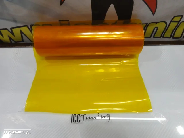Peliculas para faróis em Amarelo lima, Amarelo light, Amarelo, Amarelo dark 0.30m X 1m OU 10m X 0.30m - 5