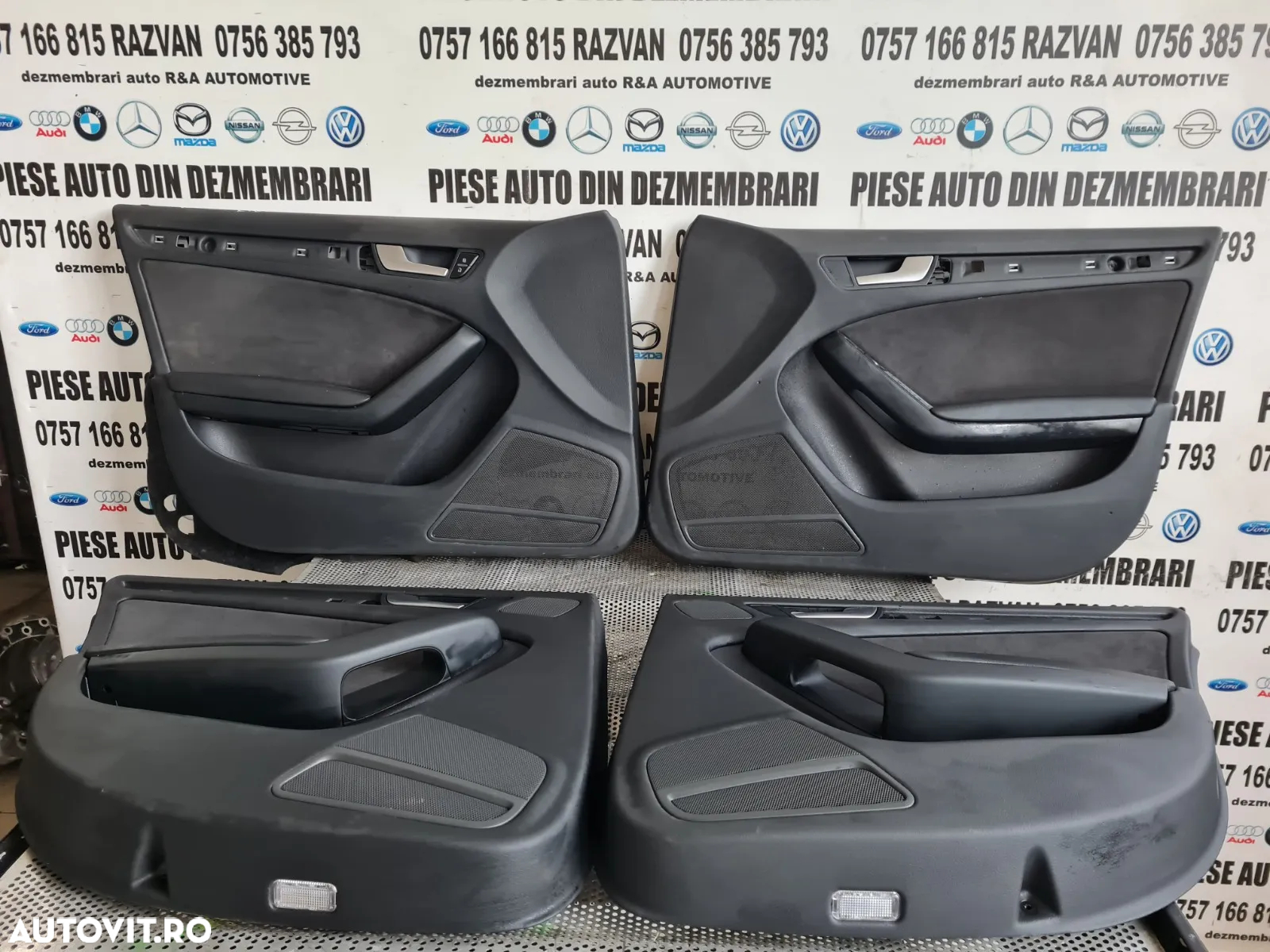 Set Fete Fata Tapiterie Usa Piele Alcantara Audi A5 Sportback 4 Usi 2.0 Tdi Euro 5 Motor CJC Cutie - 3