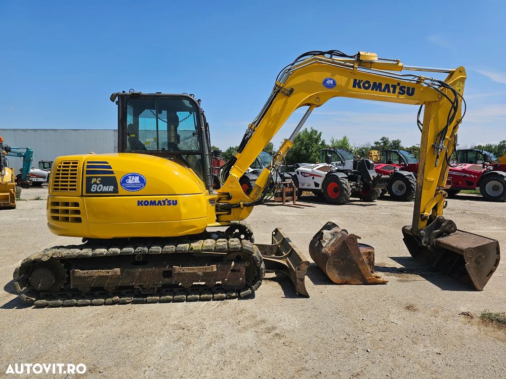 Komatsu PC80 MR5-eo midiexcavator excavator pe senile miniexcavator compact - 1