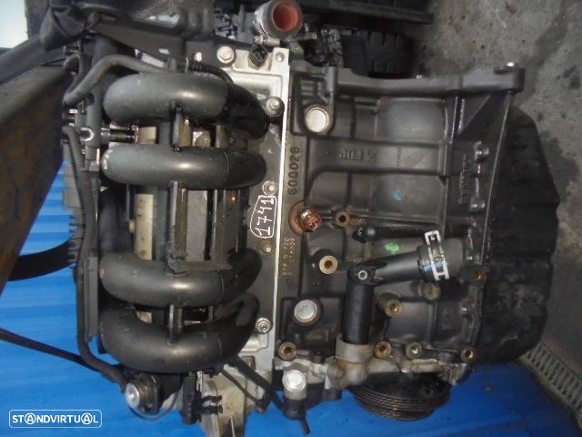 Motor D7FD720 RENAULT CLIO 2 1998 1.2I 60CV 5P PRETO - 4