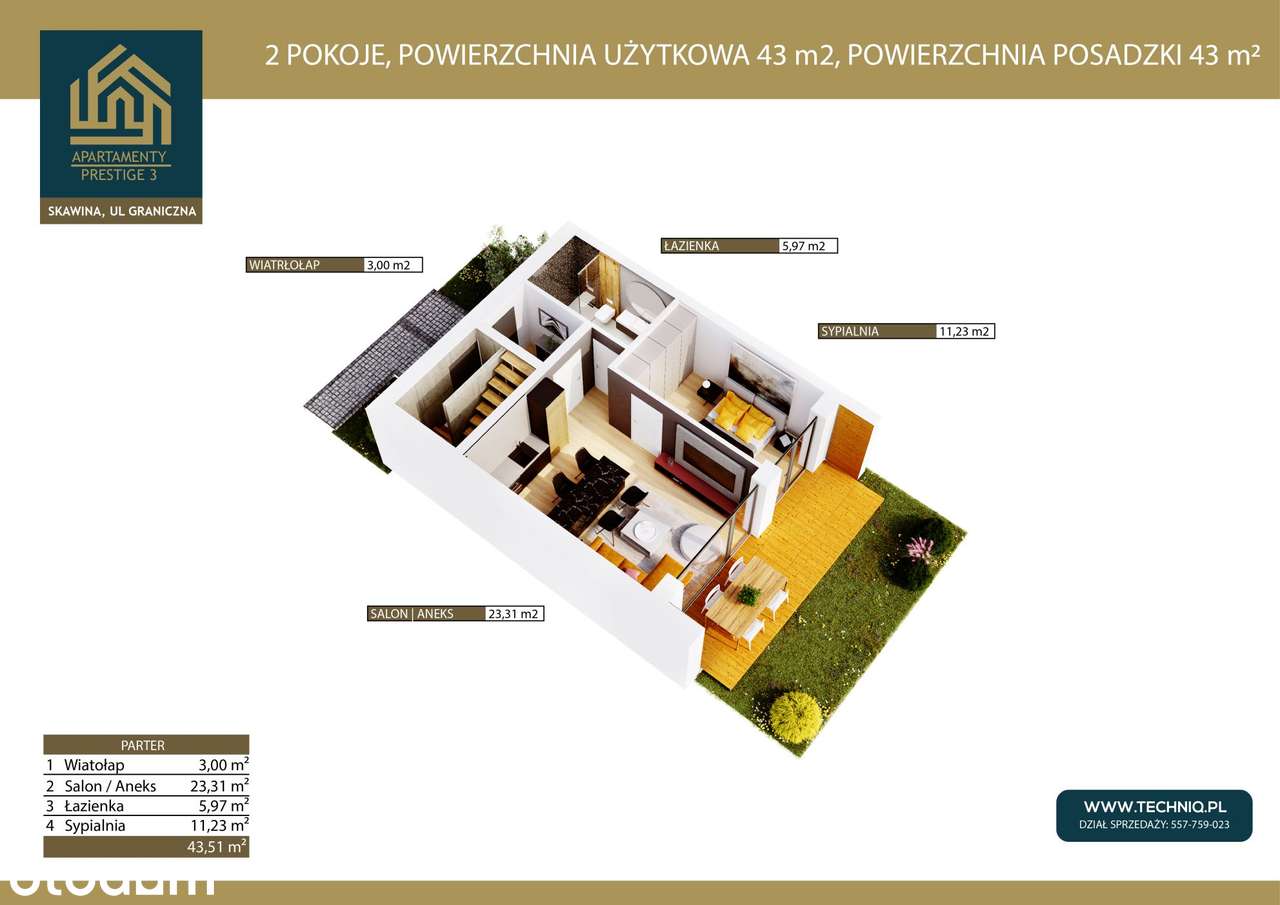 Apartamenty Prestige 3 Graniczna Skawina - Pełny obrazek: 3/10