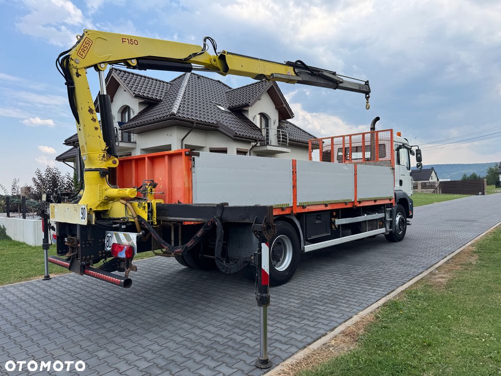 MAN MAN TGA 18 320 Niski przebieg 247 000 km klimatyzacja resor Hds Fassi 150 sterowanie radiowe - 8
