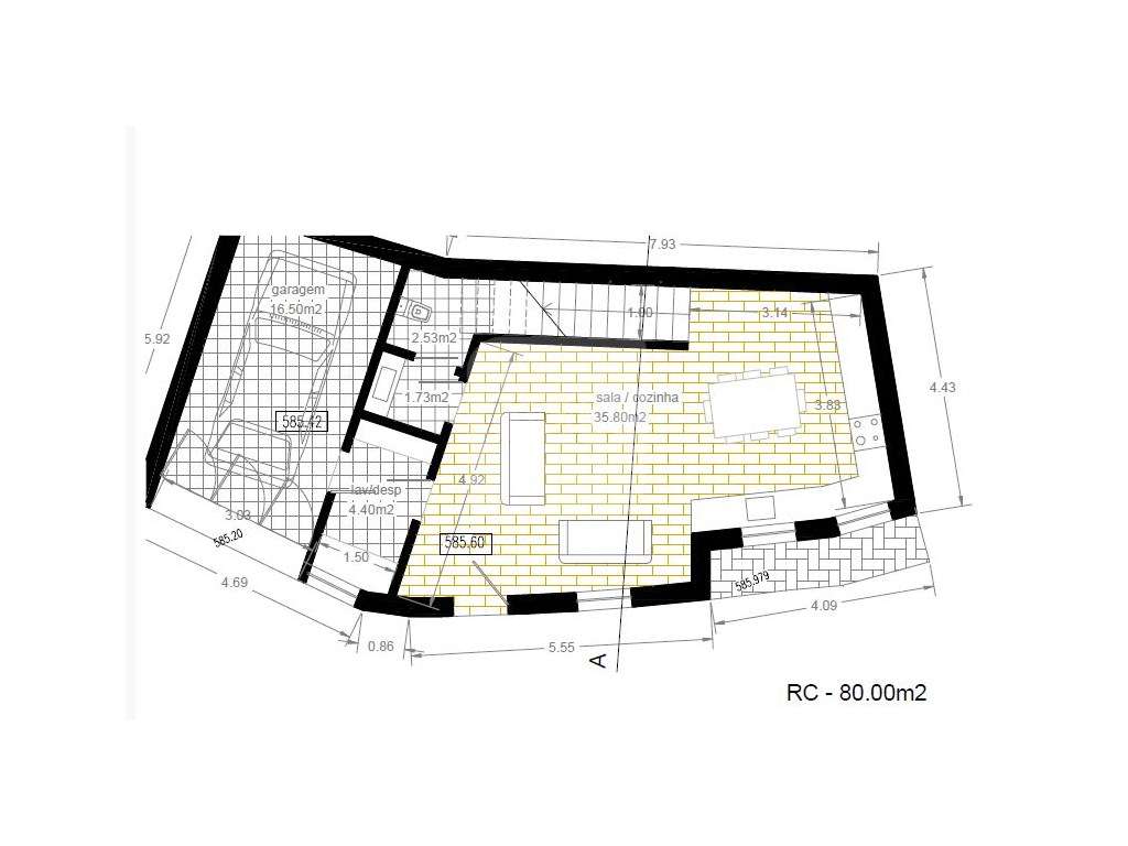 Em Construção, Moradia T3 às piscinas municipais em Alijó - Grande imagem: 5/22