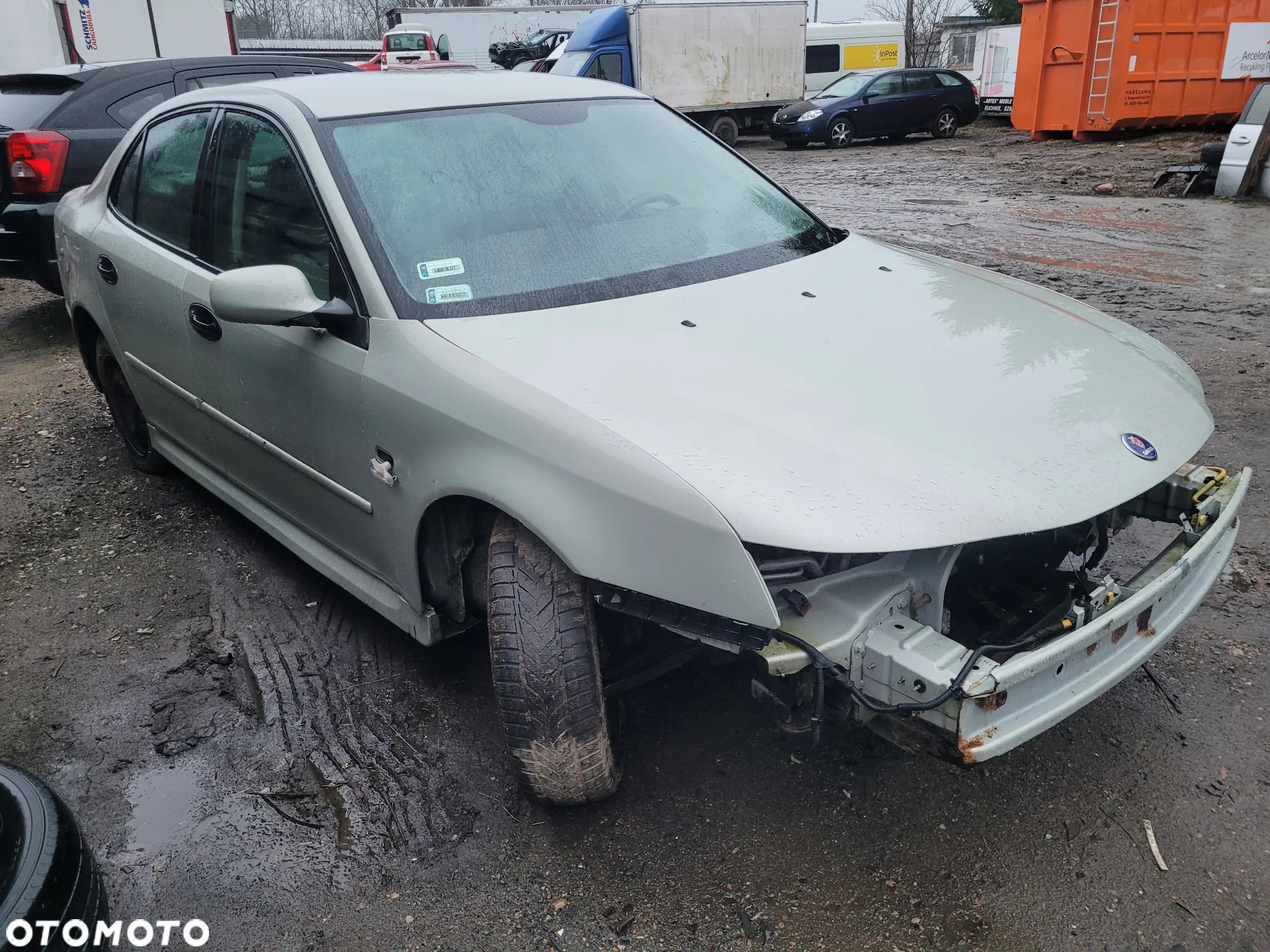 SAAB 93 9-3 K05 fotel fotele kanapa deska kokpit podsufitka boczek boczki klamka podłokietnik licznik prędkościomierz - 1