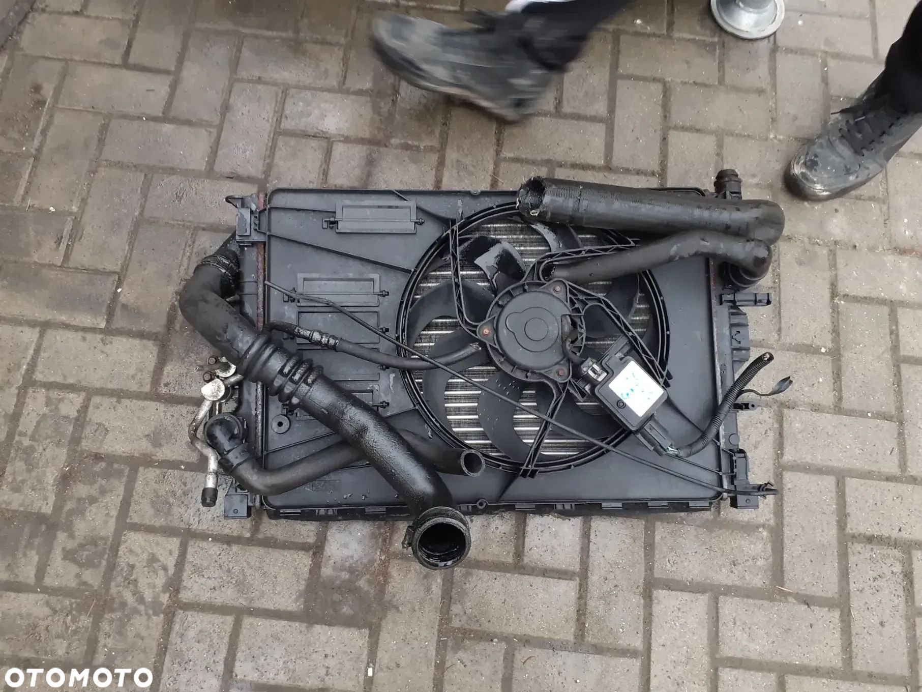Ford Mondeo MK4 S-max Galaxy 1.6 1.8 2.0 TDCI chłodnica wody wentylator intercooler KOMPLET CHLODNIC - 1