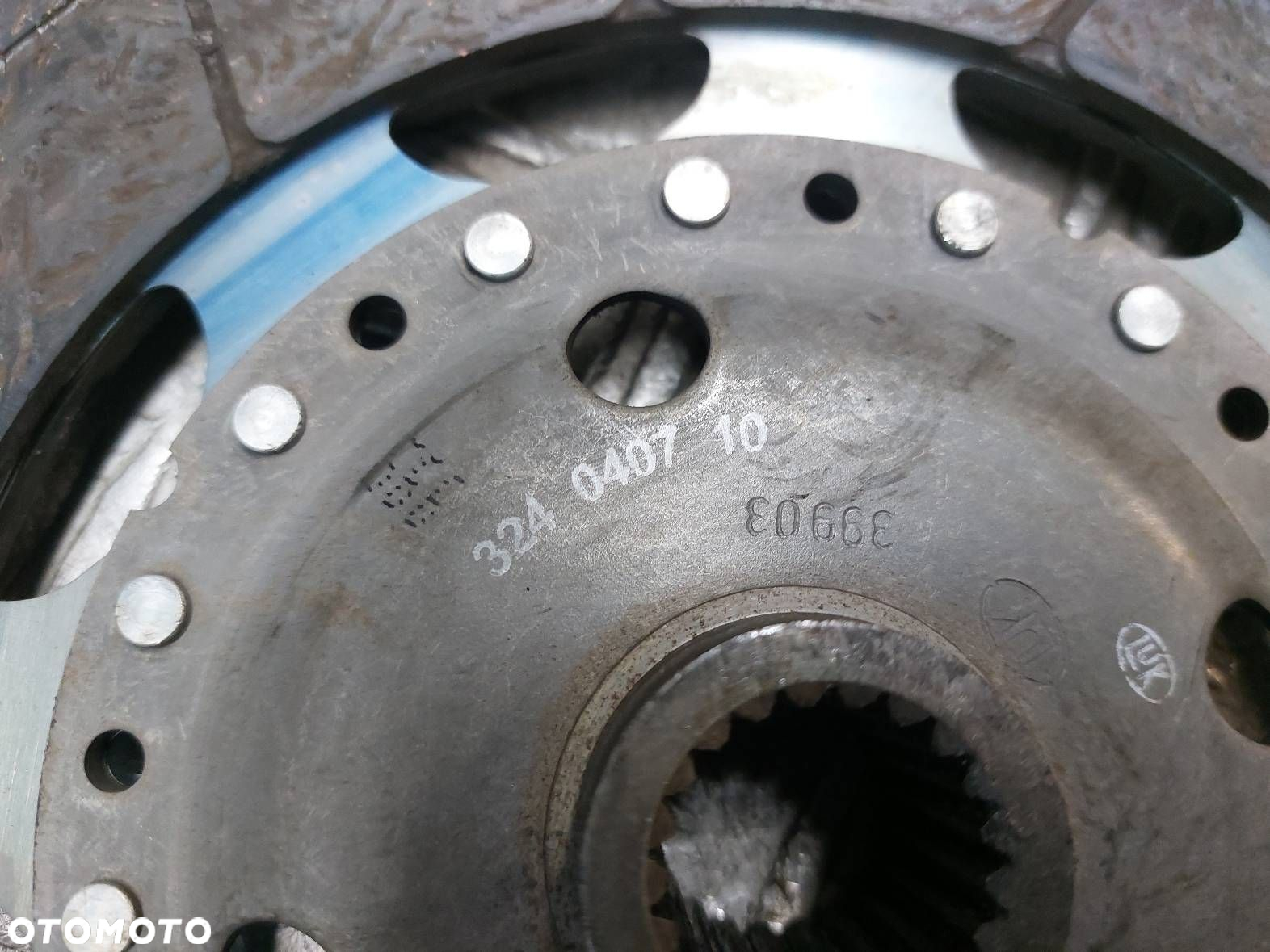 KOŁO DWUMASOWE + TARCZA + DOCISK CITROEN C5 I LIFT 2.0 HDI 415022510 - 3