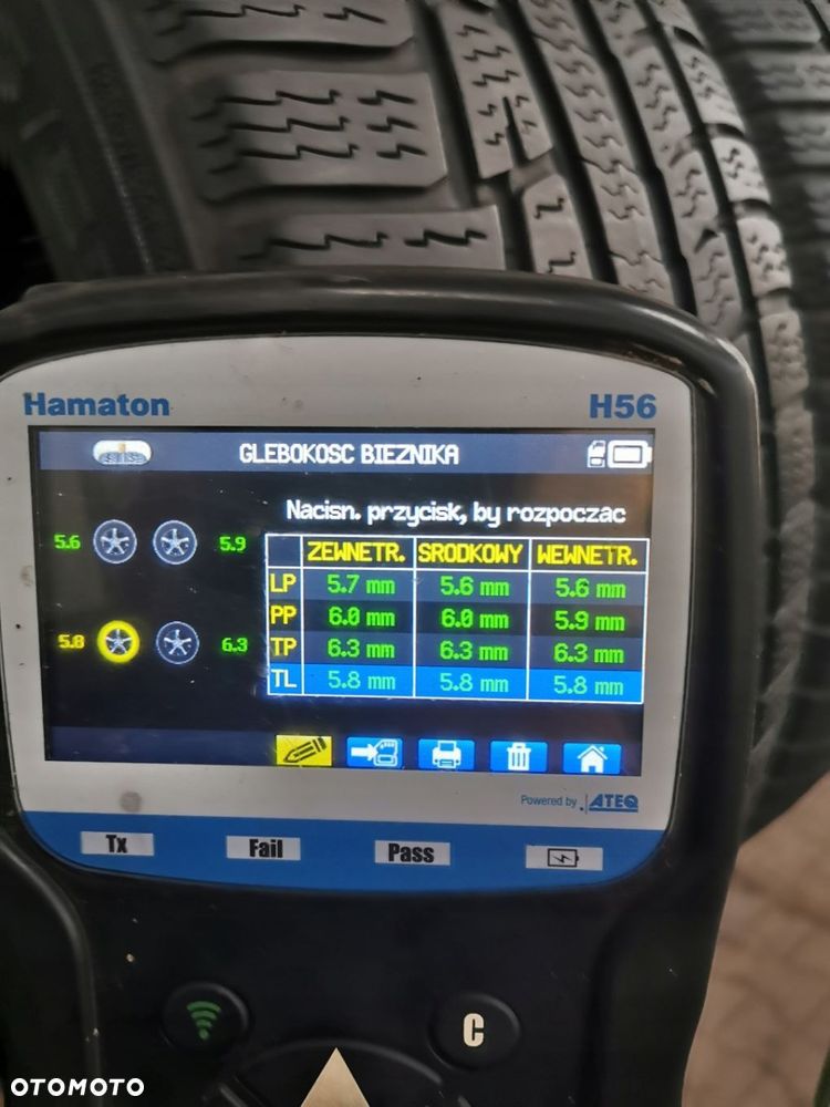 235/55r17 nokian opony zimowe 6mm 4549 - 7