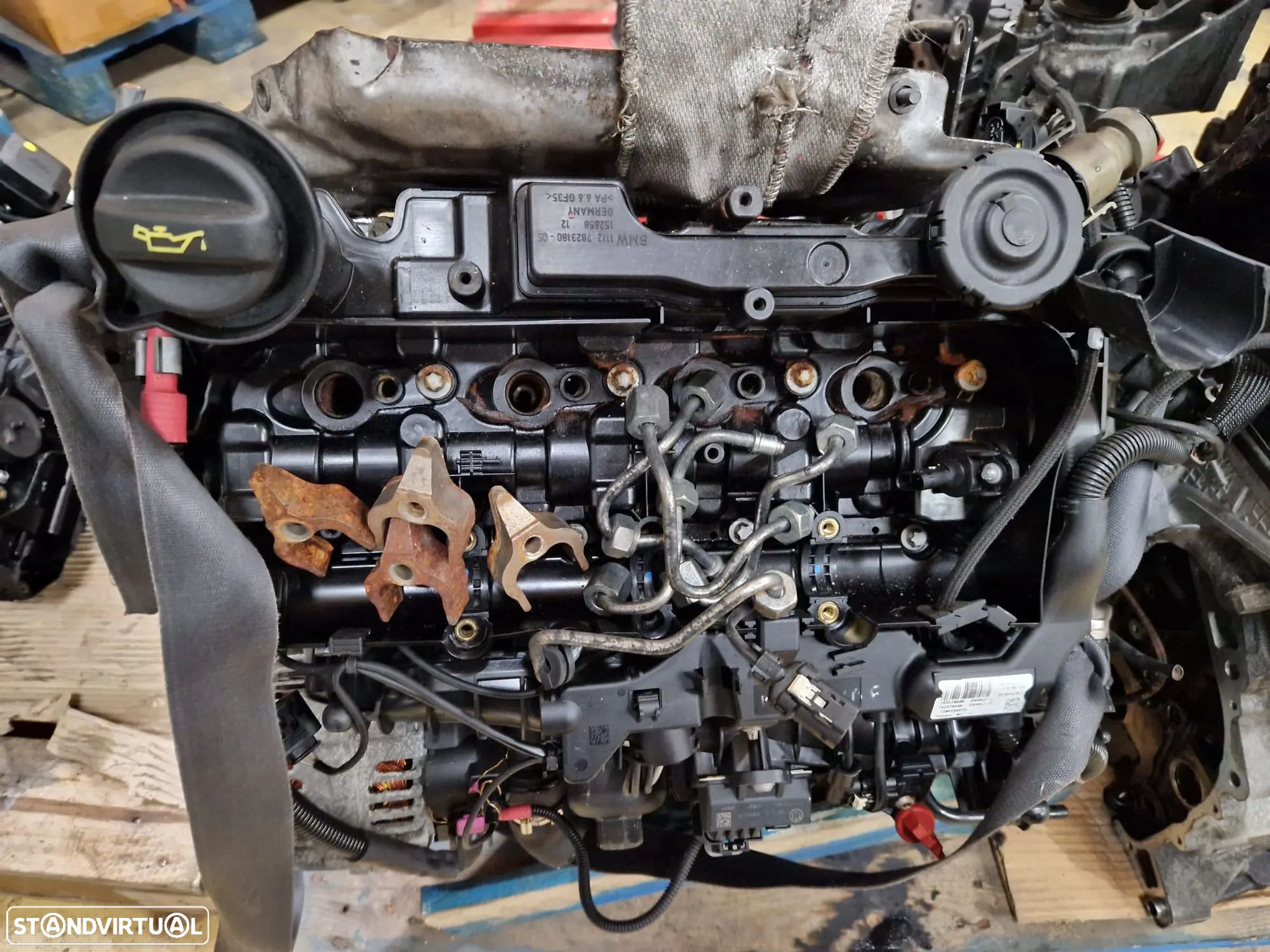 Motor usado para peças N47C16A MINI ONE COOPER D R56 R55 R57 LCI BMW - 1
