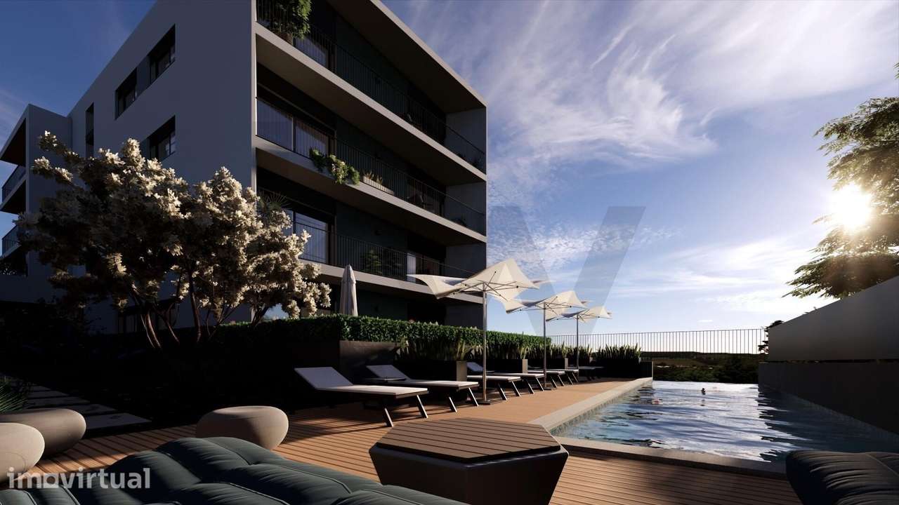 Apartamento T3 Novo com Terraço, Piscina Aquecida e Ginásio em Loures - Grande imagem: 3/26