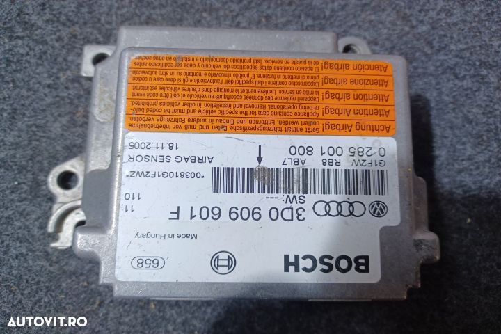 Calculator airbag 3D0909601F MX1253 Volkswagen VW Touareg - 4