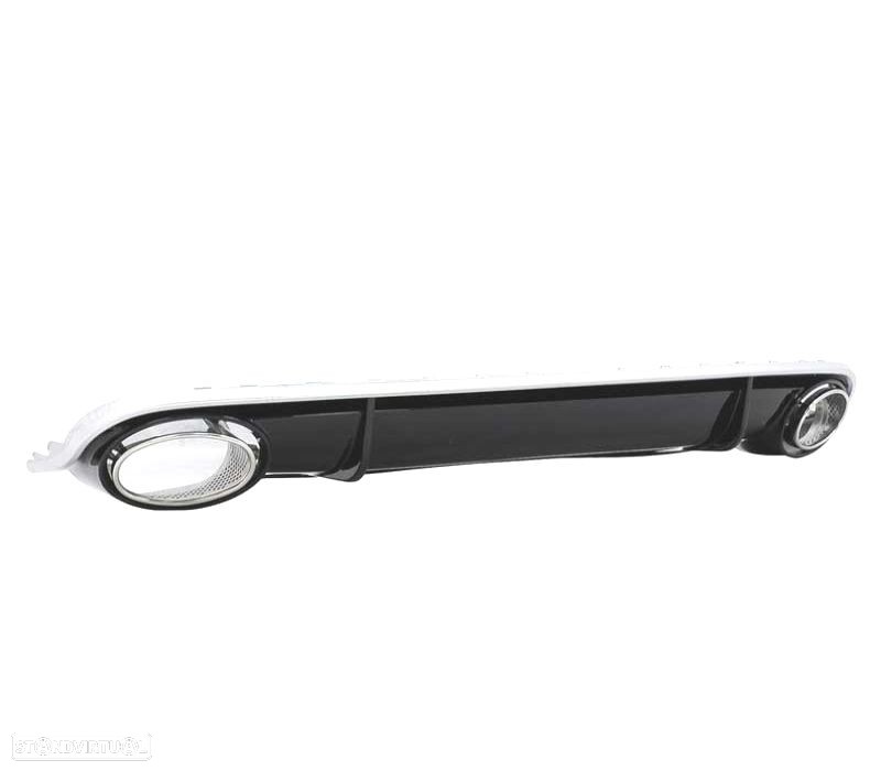 DIFUSOR TRASEIRO AUDI A4 B8 07-11 LOOK RS4 - 4
