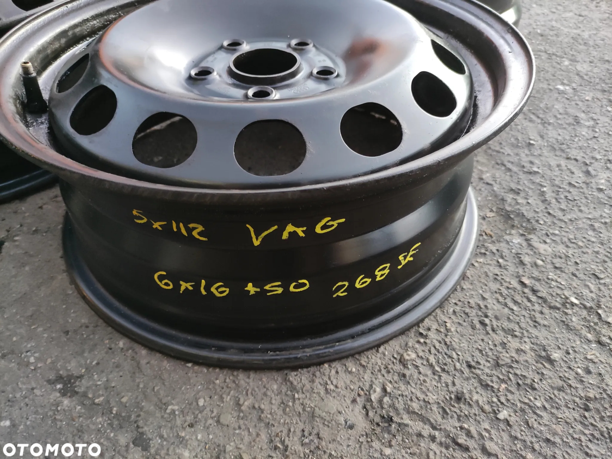 5x112 Felgi Stalowe Stal 16 VW GOLF 6 VI 7 VII TOURAN JETTA CADDY PASSAT SKODA OCTAVIA 2 3 YETI SEAT LEON TOLEDO ALTEA AUDI A3 8P 8V A4 B6 A6 C5 Legnica ALU-RAD - 6