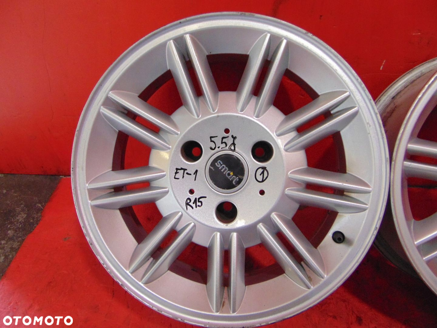 SMART ForTwo II 451 FELGI ALU 15 3x112 5,5J ET1 - 2
