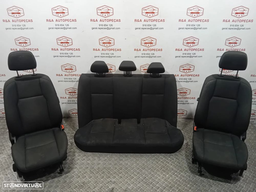 Conjunto de Bancos Mercedes Class C W204 Sedan Tecido Original - 15