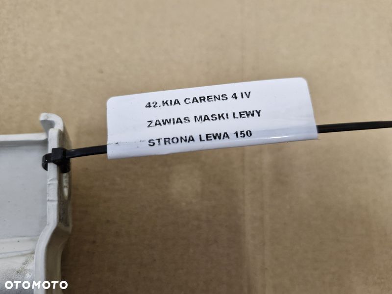 KIA CARENS 4 IV ZAWIAS MASKI POKRYWY SILNIKA LEWY 1D - 7