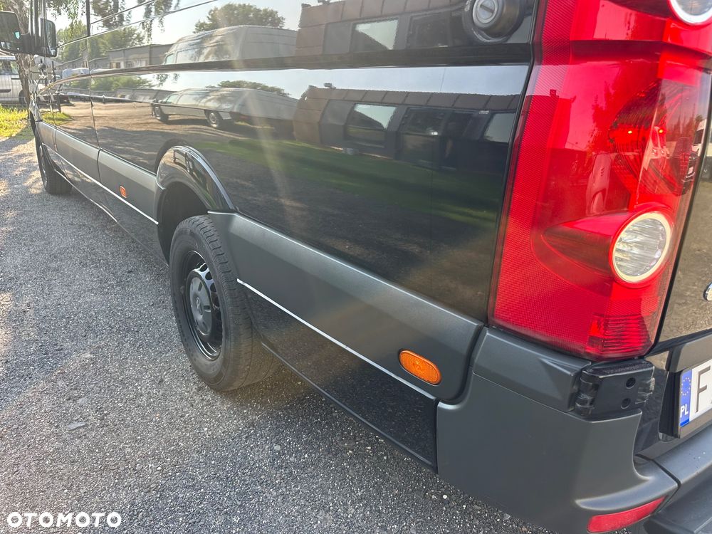 Volkswagen Crafter 2.0tdi 136ps 6oso brygadowka Maxi czarna - 19