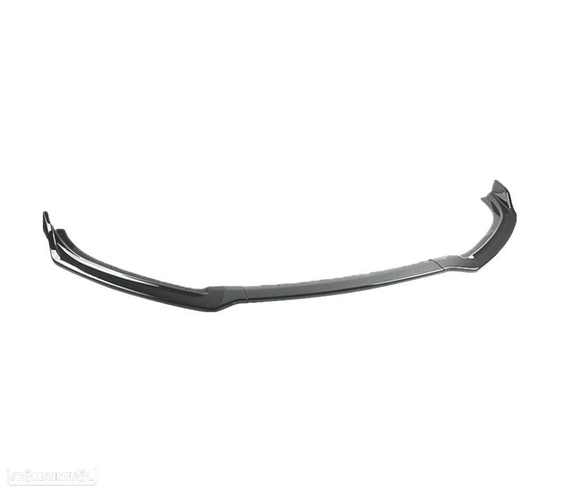 SPOILER LIP FRONTAL AUDI A6 C7 15-18 LOOK S-LINE PRETO BRILHANTE - 4