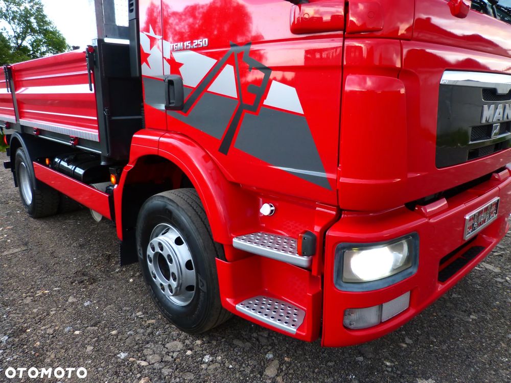 MAN TGM 15.250 WYWROTKA / NOWY KIPER / 3- STRONNY / EURO 5 / DMC 15.000 KG / ŁADOWNOŚĆ 8.800 KG / DŁ. 4.60 / BLOKADA MOSTU - 34