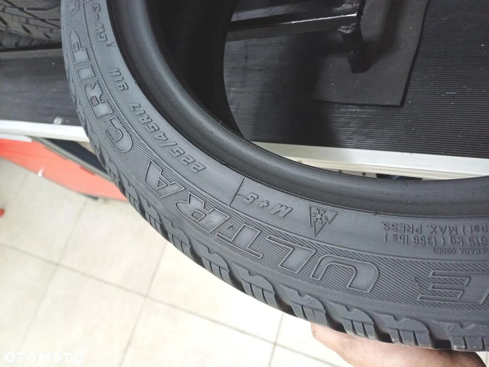 4x 225/45r17 goodyear opony zimowe 6,5mm 52365 - 7