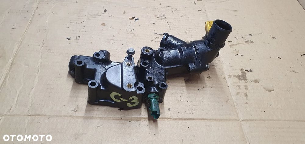 Obudowa termostatu termostat Citroen C3 I 1.1 8V 9654775080 - 3